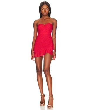 MORE TO COME Marcine Strapless Dress - Red
