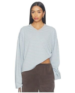 Lioness Bloom V Long Sleeve Top - White