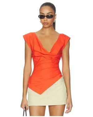 Lovers + Friends Margo Top - Orange