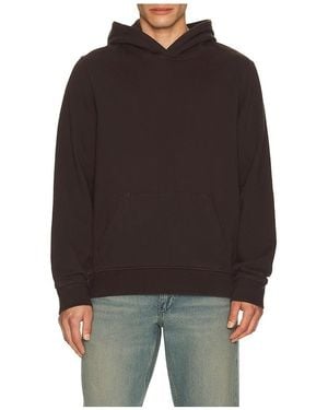 Onia Terry Pullover Hoodie - Black