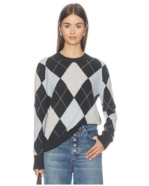 Enza Costa Jersey Sweater En Color Multi Talla (También En M, S, Xs) - Azul