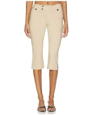 Tiger Mist Ashleigh Capri Pant - Natural