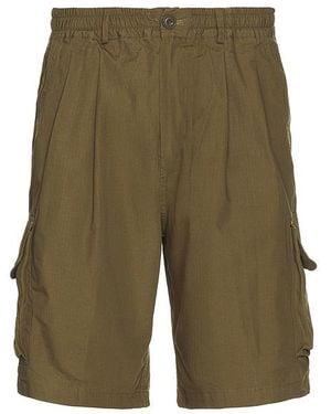 KAPPY DESIGN Ripstop Cargo Shorts - Green