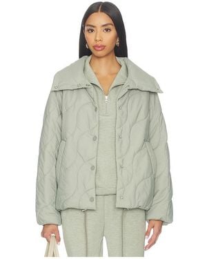Varley Fabia Quilted Jacket - Green