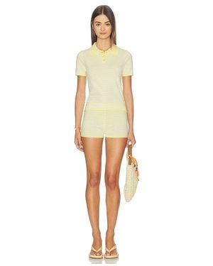 ALL THE WAYS Rachel Knit Short Set - Natural