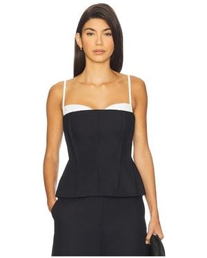 Jonathan Simkhai Charlee Bustier Top - Black