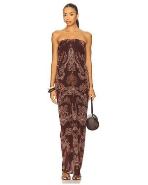 Rococo Sand Off Shoulder Maxi Dress - Multicolour