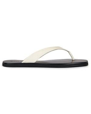 Black Suede Studio Bae Sandal - White