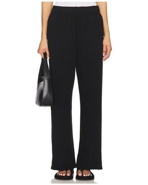 Michael Lauren Mabel Wide Leg Pant - Schwarz