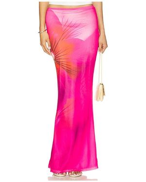 Runaway the Label Zarela Maxi Skirt - Pink