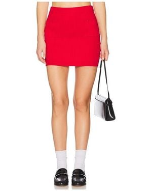 Bardot Sarita Knit Skirt - Red