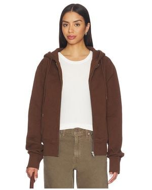 Entire studios Slim Zip Up Hoodie - Brown