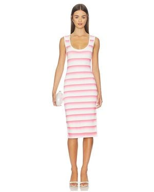 Hervé Léger The Clea Midi Dress - Pink