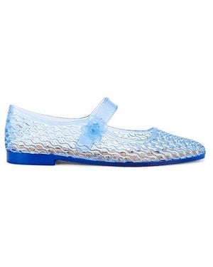 Sam Edelman Zapato Plano Michaela Jelly En Color Bebe Azul Talla En