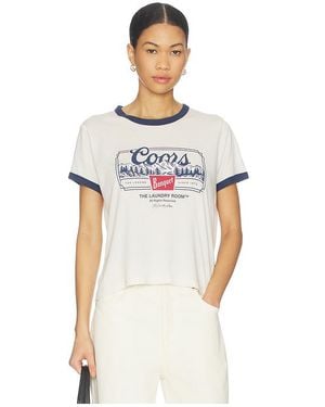 The Laundry Room Verkürztes Top Coors Rocky Mountain Crest - Weiß