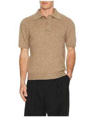 Entire studios Short Sleeve Knit Polo - Black