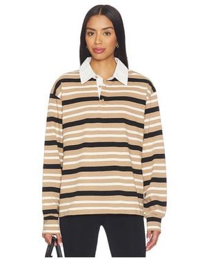 superdown Sashia Polo Top - Natural