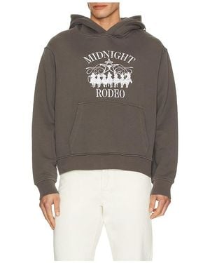 MIDNIGHT RODEO Western Hoodie - Grey