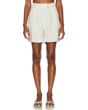 Central Park West Beckett Linen ショートパンツ - ホワイト