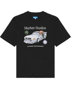 Market Des Bear Tee - Black