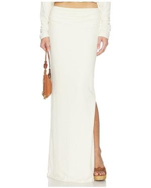 SNDY'S Ainara Maxi Skirt - White