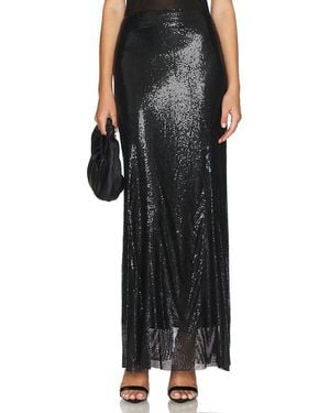 h:ours Falda Chainmail En Color Negro Talla (También En Xl, Xxs)