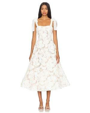Bronx and Banco Sabrina Midi Dress - White