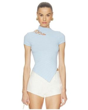 Cult Gaia Nessi Top - Blue