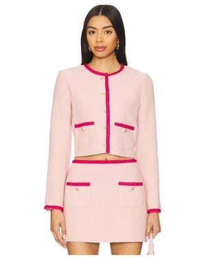 Amanda Uprichard Long Sleeve Braswell Jacket - Pink