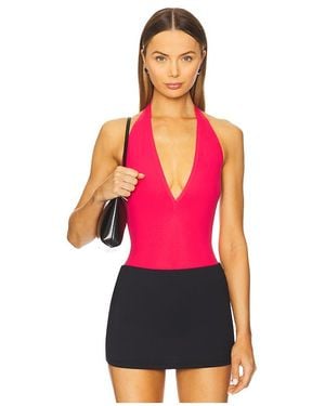 Commando Body Mit Tiefem Ausschnitt Ballet - Rot