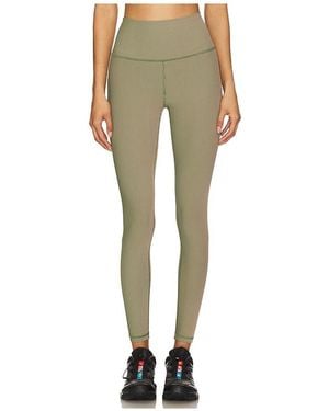 Spiritual Gangster Lotus 2-Tone 7/8 Legging - Natural