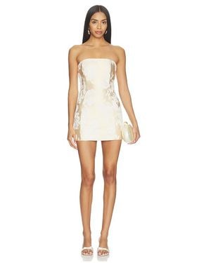 Milkwhite Strapless Mini Dress - White