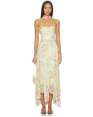 Amanda Uprichard Monterey Dress With Scarf - White