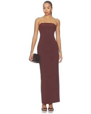 Bec & Bridge Romee Strapless Maxi Dress - Purple