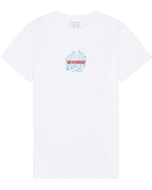 Sci-Fi Fantasy Rose Tee - White