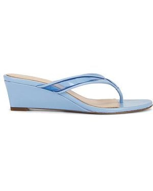 Veronica Beard Sandale Clea Wedge - Blau