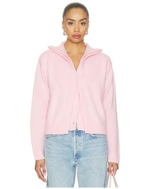 NAADAM Heirloom Cashmino Double Layer Cardigan - Pink
