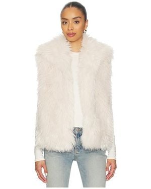 Adrienne Landau Imogen Vest - White