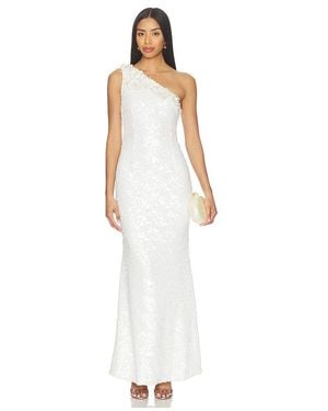 Elliatt Alessia One Shoulder Gown - White