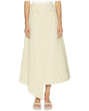 Camila Coelho Ignacia Midi Skirt - Natural