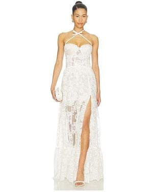 V. Chapman Eloise Maxi Dress - White