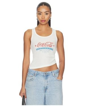 The Laundry Room All American Coca Cola Rib Tank - Blue