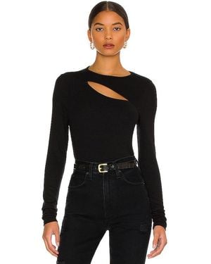 Lamade Verge Peek A Boo Long Sleeve Top En Color Negro Talla (También En L, S, Xl, Xs)
