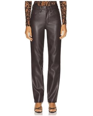 GOOD AMERICAN Better Than Leather Good Icon Pant - Black