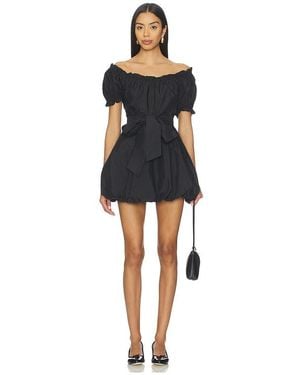 LoveShackFancy Isolle Dress - Black