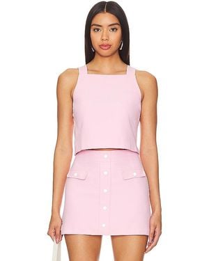 Amanda Uprichard Harley Top - Pink