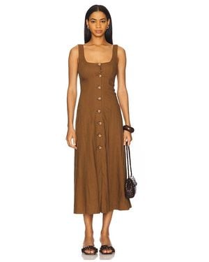 Tularosa Carley Midi Dress - Brown