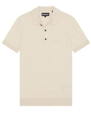 Barbour Polohemd Buston - Weiß