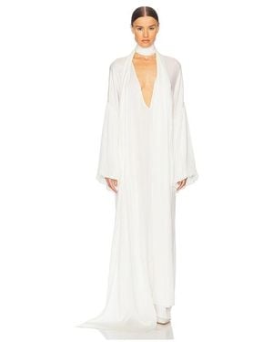 Helsa Serafina Silk Dress - White