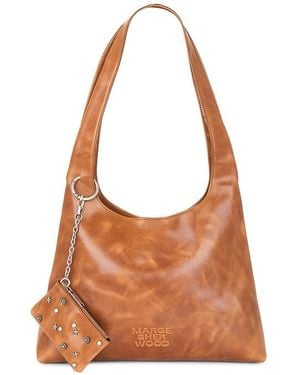 Marge Sherwood Large Halter Hobo Bag - Brown